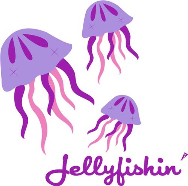 Picture of Jellyfishin SVG File