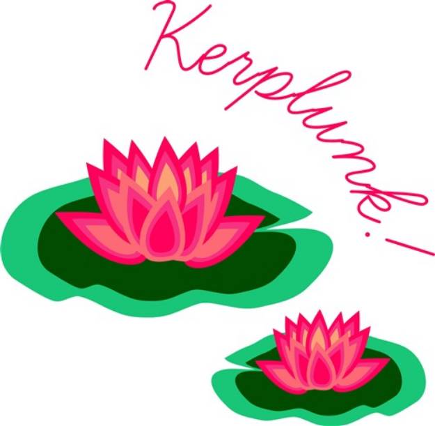 Picture of Kerplunk Lily SVG File