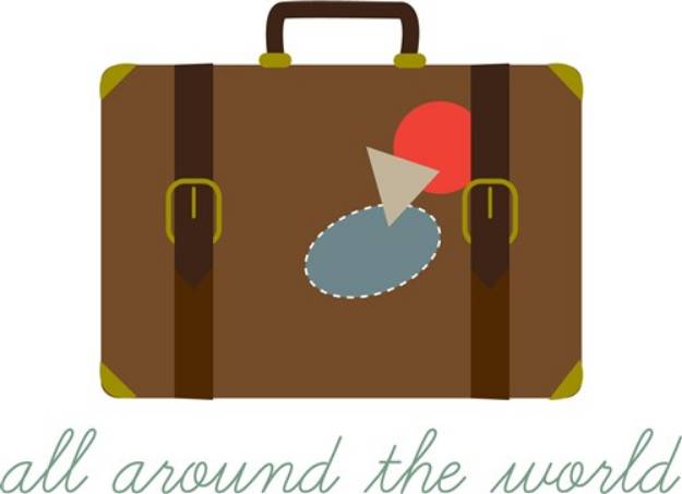 Picture of World Luggage SVG File