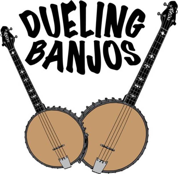 Picture of Dueling Banjos SVG File