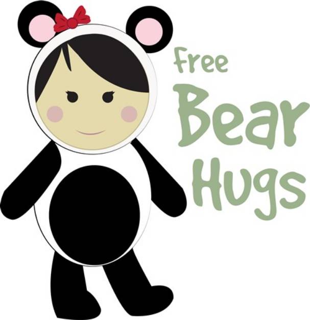 Picture of Free Bear Hugs SVG File