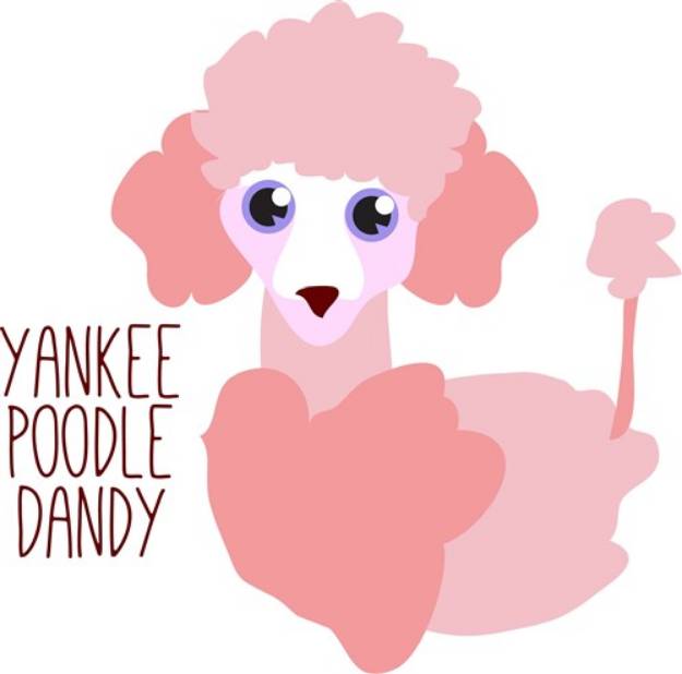 Picture of Yankee Poodle Dandy SVG File