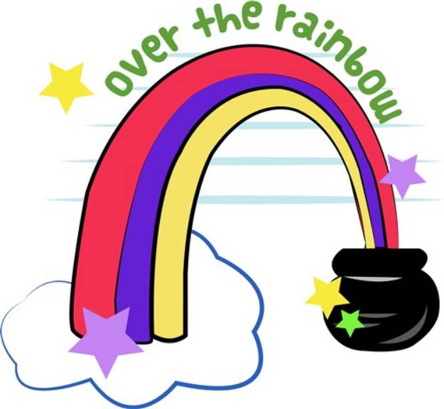 Picture of Over the Rainbow SVG File