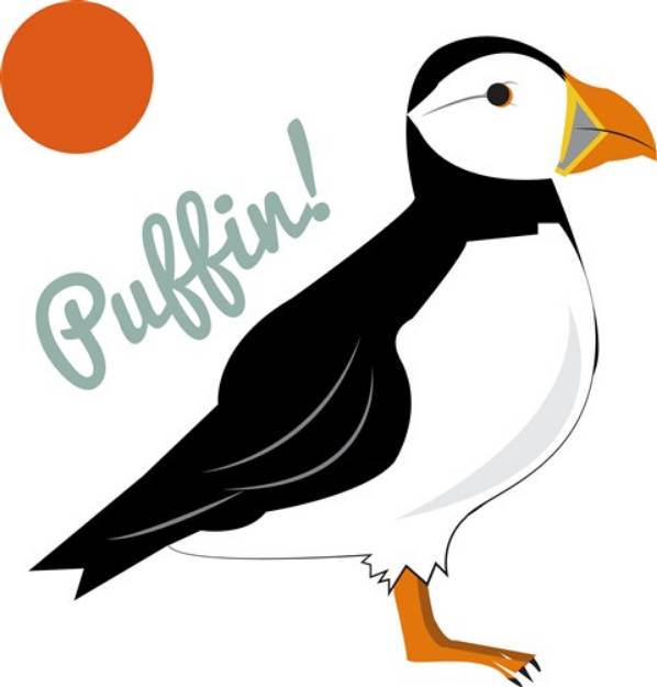 Picture of Puffin! Bird SVG File