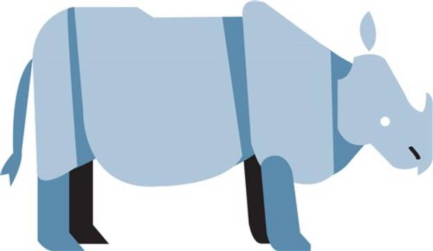 Picture of Rhino Animal SVG File