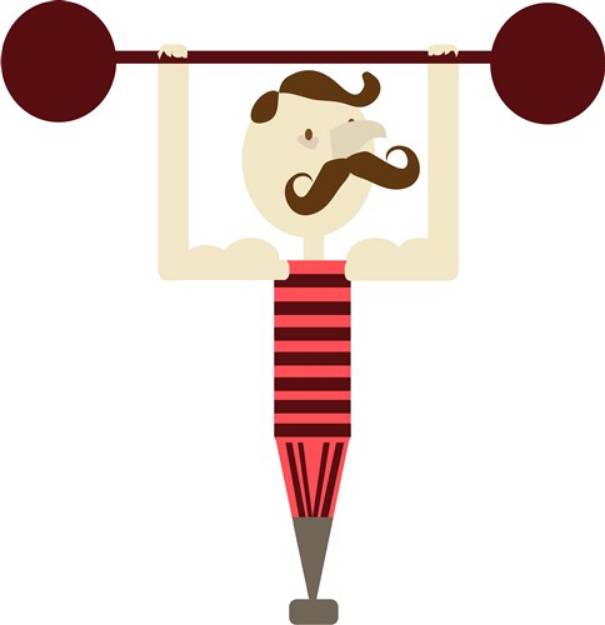 Picture of Circus Man SVG File