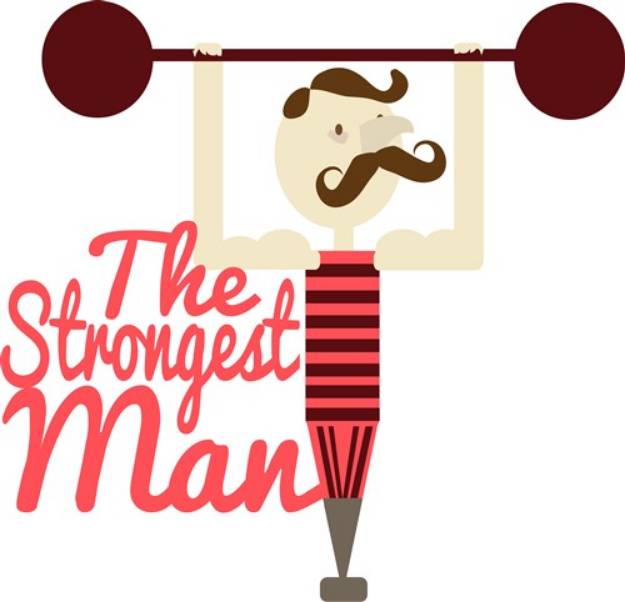 Picture of Strongest Man SVG File