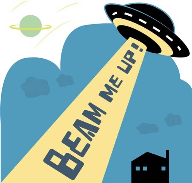 Picture of Beam Me Up SVG File