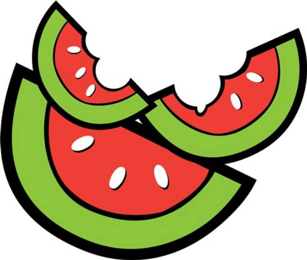 Picture of Watermelon Slice SVG File