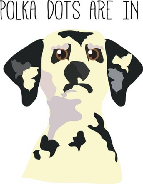 Picture of Polka Dot Dog SVG File