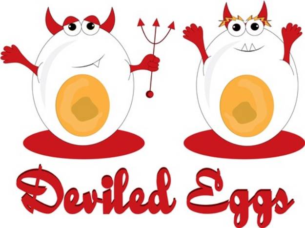 Picture of Deviled Eggs SVG File