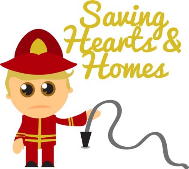 Picture of Hearts & Homes SVG File