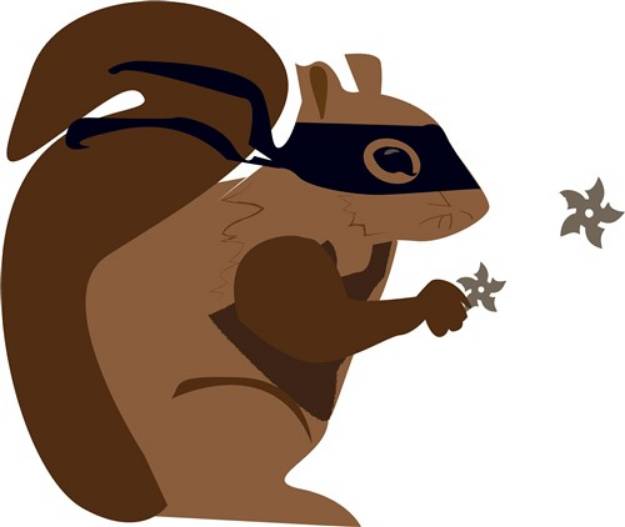 Picture of Masked Squirrel SVG File