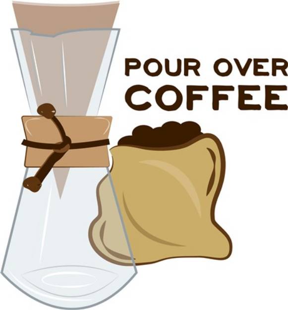 Picture of Pour Over Coffee SVG File