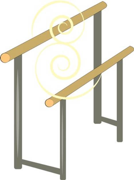 Picture of Uneven Bars SVG File