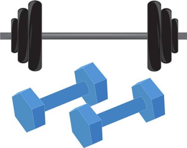 Picture of Weight Lifting SVG File