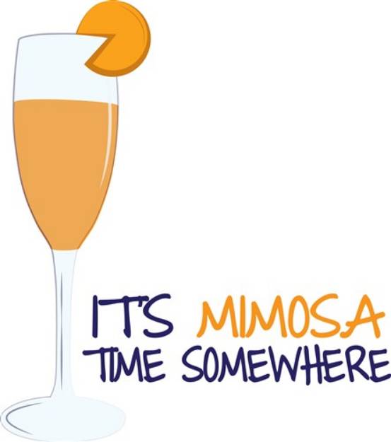 Picture of Mimosa Time SVG File