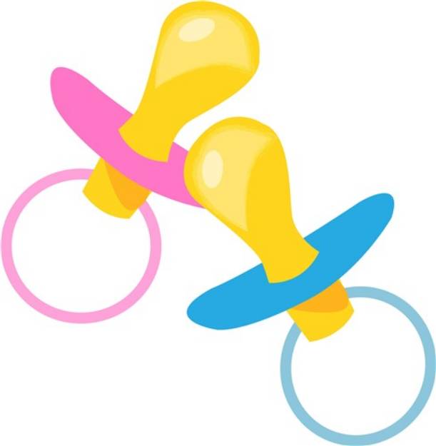 Picture of Pacifiers SVG File