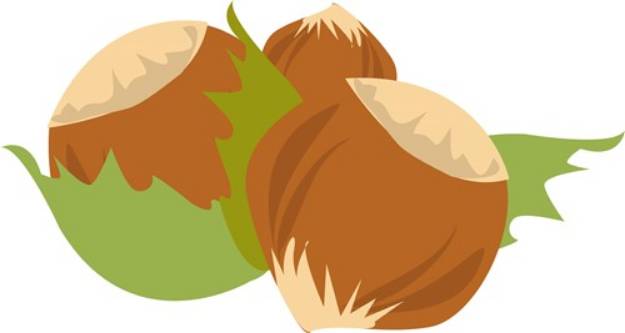 Picture of Hazelnuts SVG File