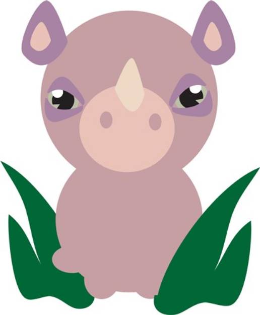 Picture of Little Rhino SVG File