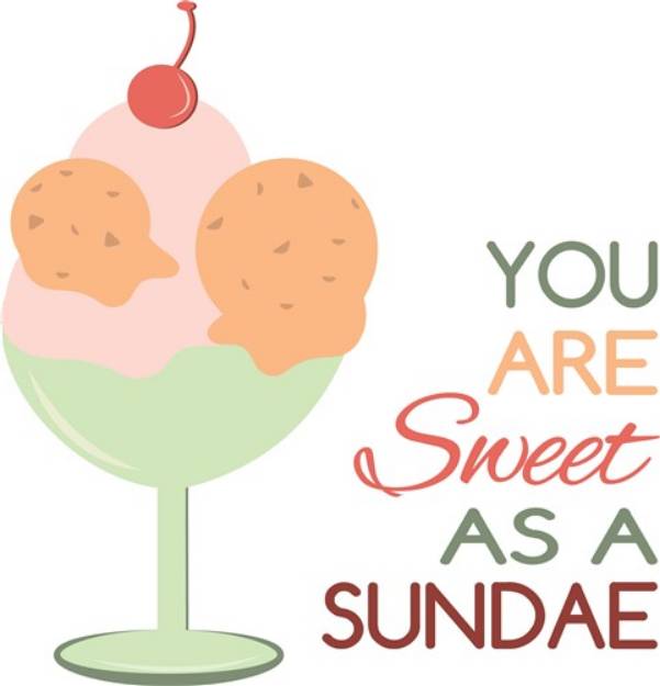 Picture of Sweet Sundae SVG File