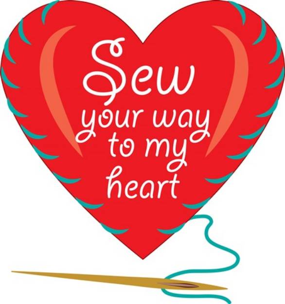 Picture of Sew Your Way SVG File