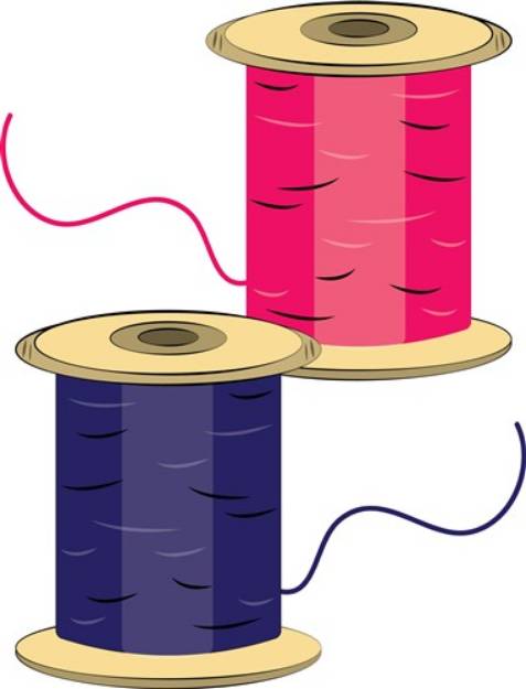 Picture of Spool Of Thread SVG File
