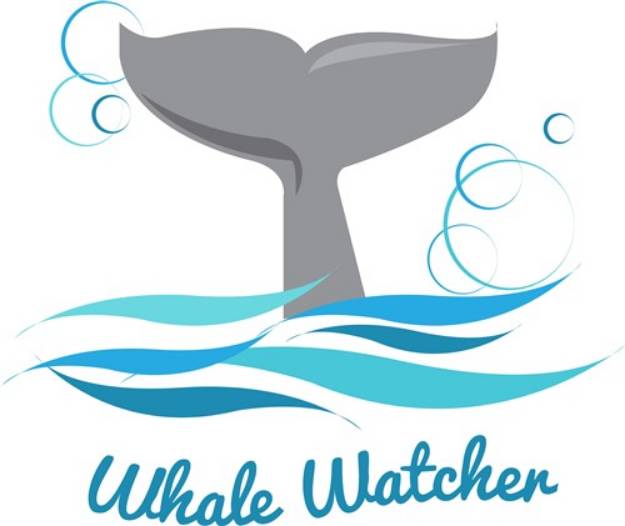 Picture of Whale Watcher SVG File
