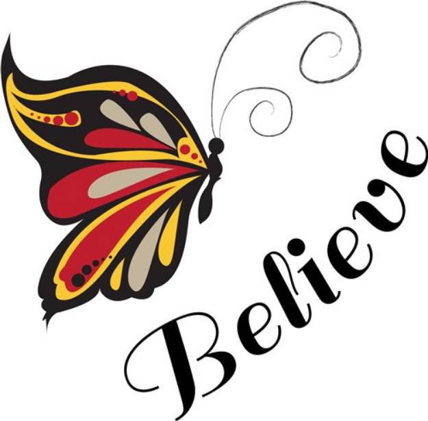 Picture of Believe SVG File