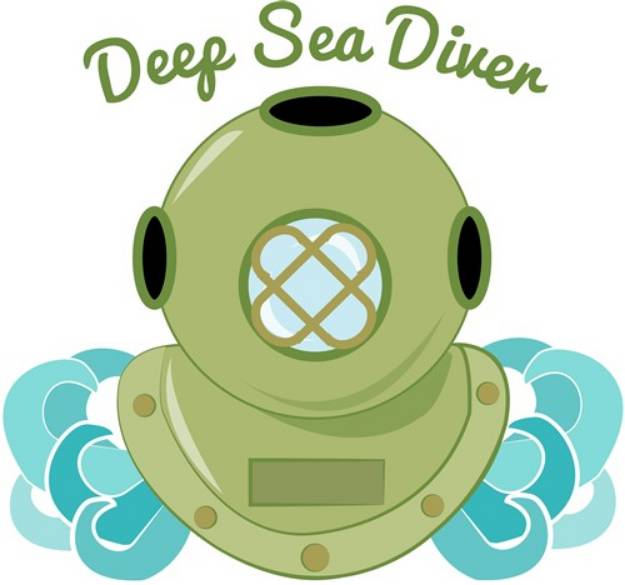 Picture of Deep Sea Diver SVG File