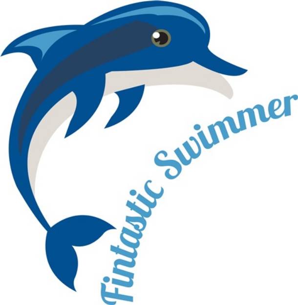 Picture of Fantastic Swimmer SVG File