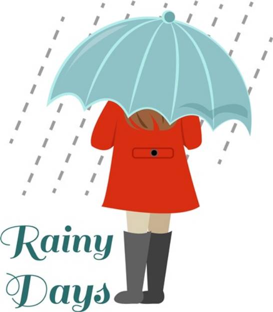 Picture of Rainy Days SVG File