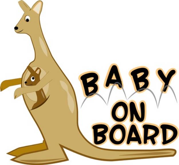 Picture of Baby on Board SVG File