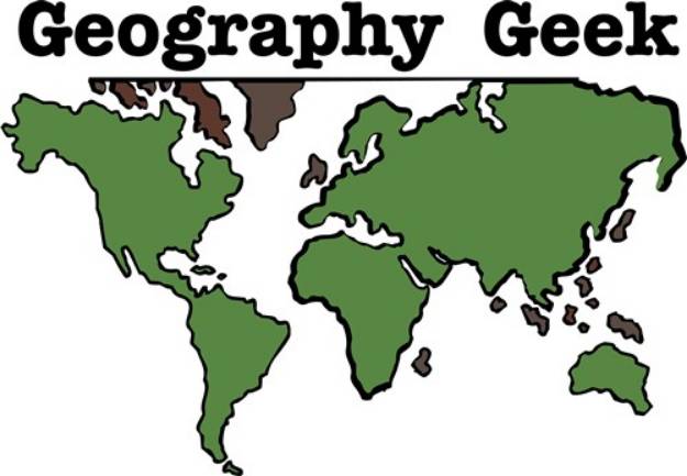 Picture of Geography Geek SVG File