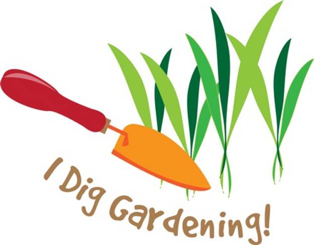 Picture of I Dig Gardening SVG File