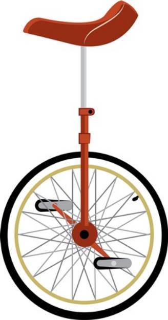 Picture of Unicycle SVG File