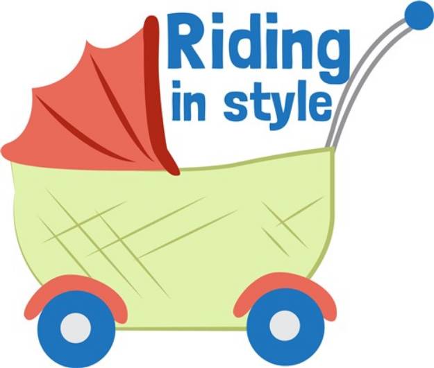 Picture of Riding in Style SVG File