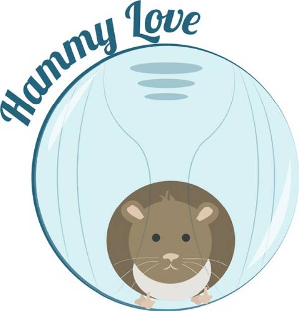 Picture of Hammy Love SVG File