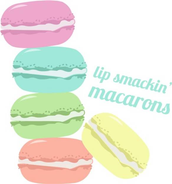 Picture of Lip Smackin Macarons SVG File