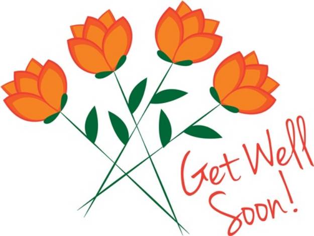 Picture of Get Well Soon SVG File