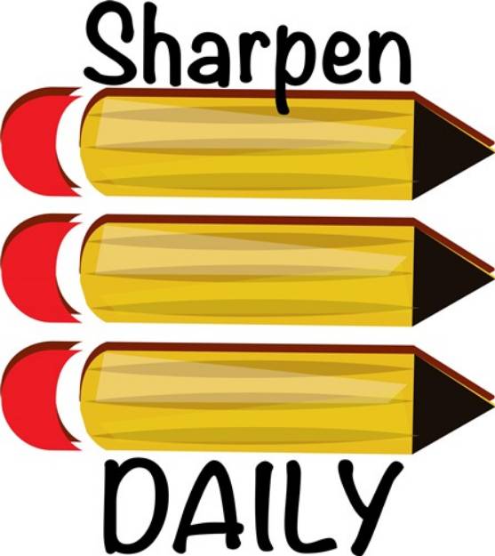 Picture of Sharpen Daily SVG File