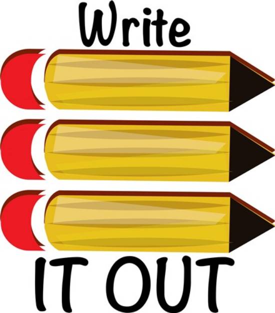 Picture of Write It Out SVG File