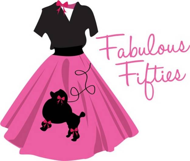 Picture of Fabulous Fifties SVG File