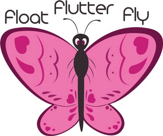 Picture of Float Flutter Fly SVG File