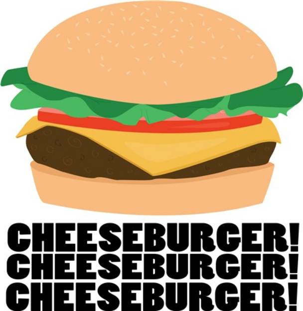 Picture of Cheeseburger SVG File