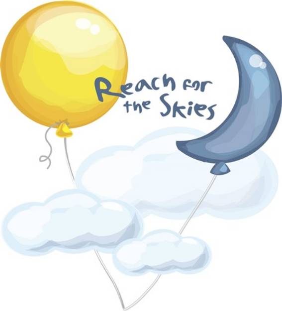 Picture of Reach For Skies SVG File