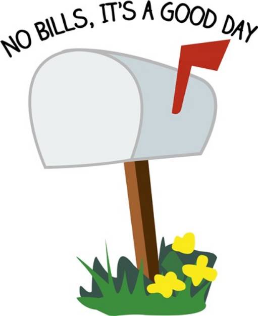 Picture of No Bills Good Day SVG File