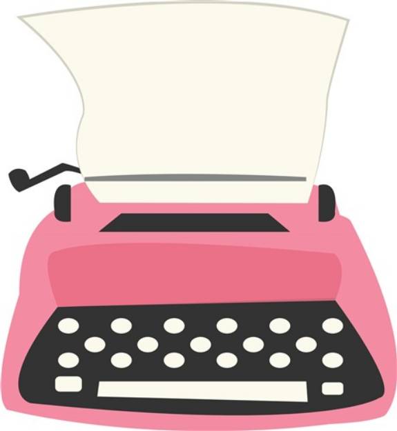 Picture of Typewriter SVG File