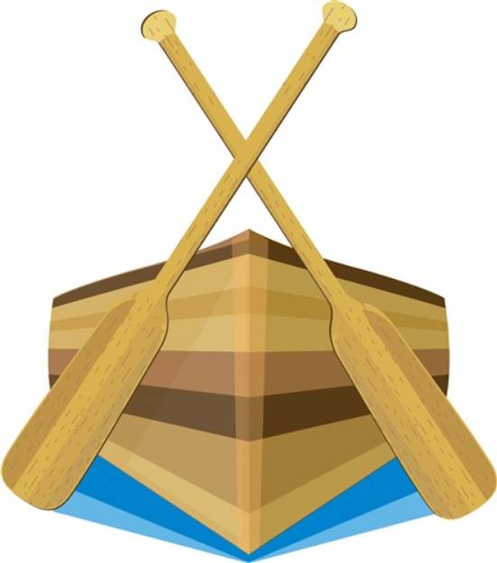 Picture of Row Boat SVG File