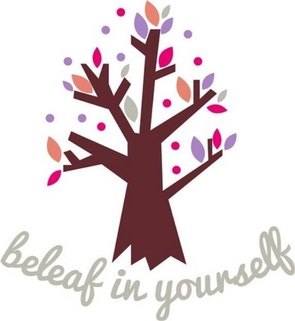 Picture of Beleaf In Yourself SVG File